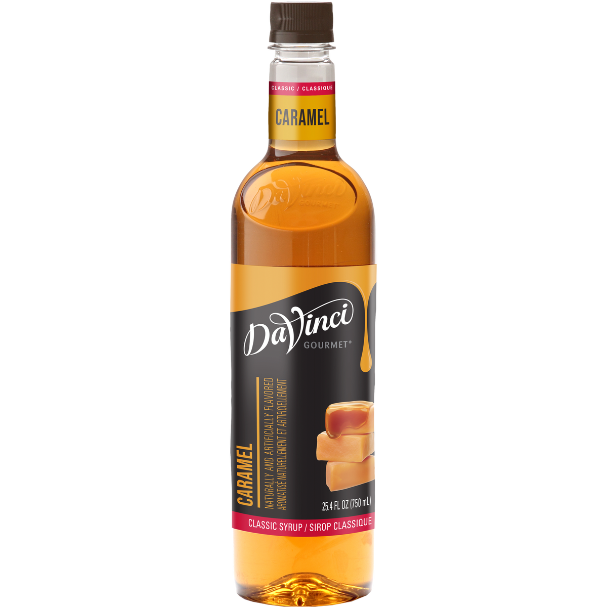 DaVinci Gourmet Classic Syrup, Caramel, 25.4 fl oz