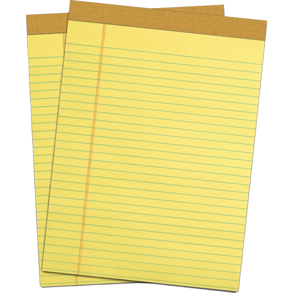 TOPS Legal Notepad, Legal Ruled, Canary Yellow, 8-1/2 in x 11-3/4 in, 100 Sheets, 9 Pads - Image 2