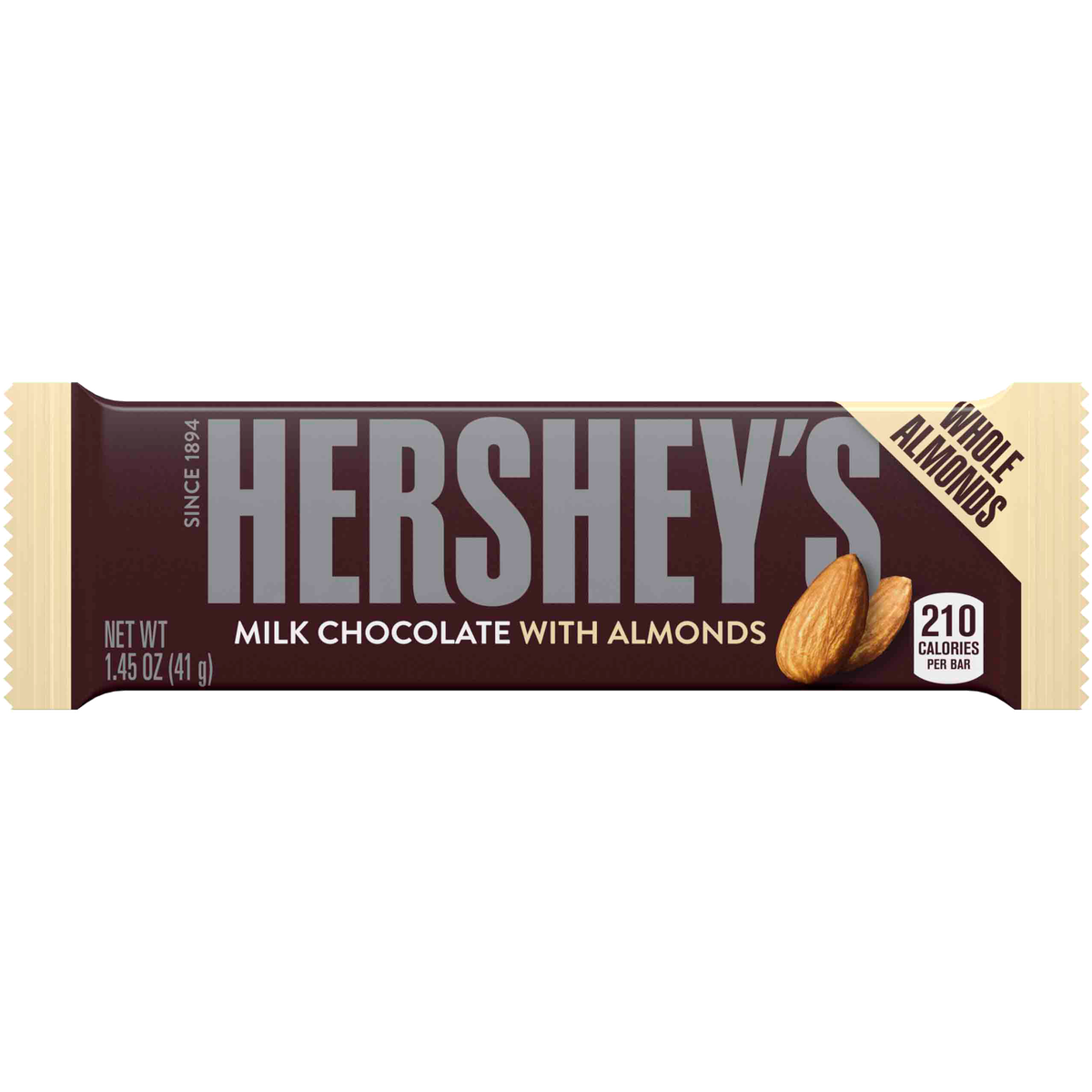 Hershey's, Milk Chocolate with Almonds, 1.45 oz, 36 ct - Image 2