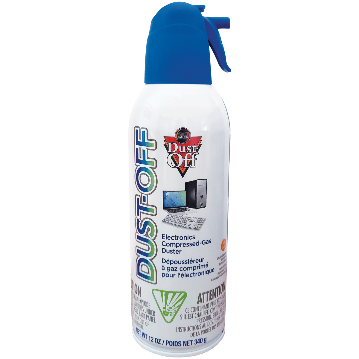Dust-Off Compressed Gas Duster, 12 oz, 6 ct