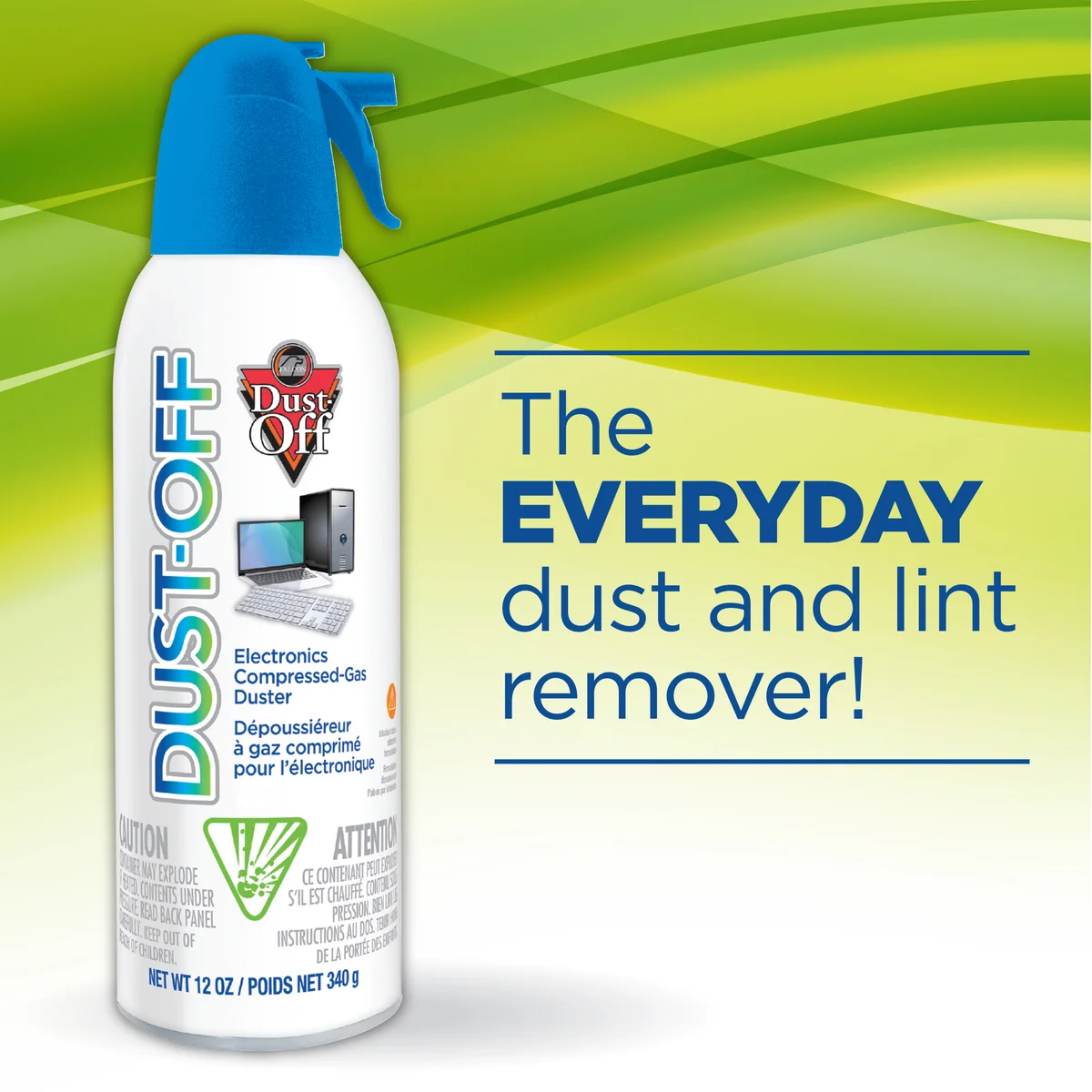 Dust-Off Compressed Gas Duster, 12 oz, 6 ct - Image 3