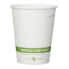 World Centric Compostable Paper Hot Cups, 12 oz, 200 ct