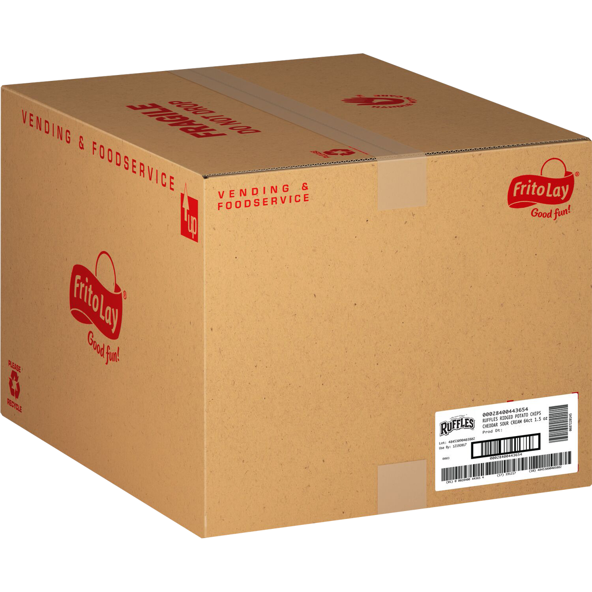 Ruffles Potato Chips, Cheddar & Sour Cream, 1.5 oz, 64 ct - Image 2