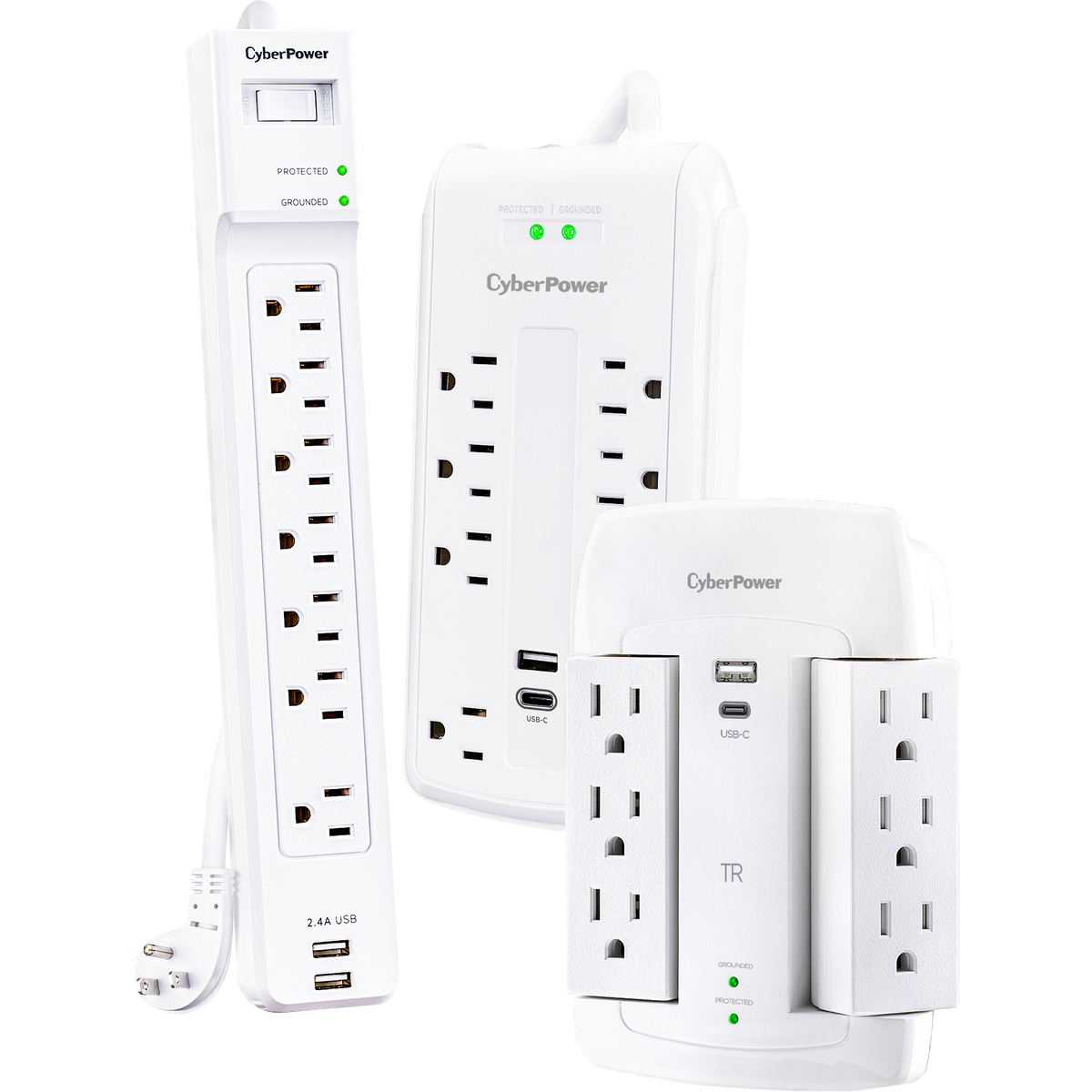 CyberPower Surge Protector, 3 ct