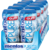 Mentos Pure Fresh Sugar Free Gum, Fresh Mint, 15 Pieces, 10 ct