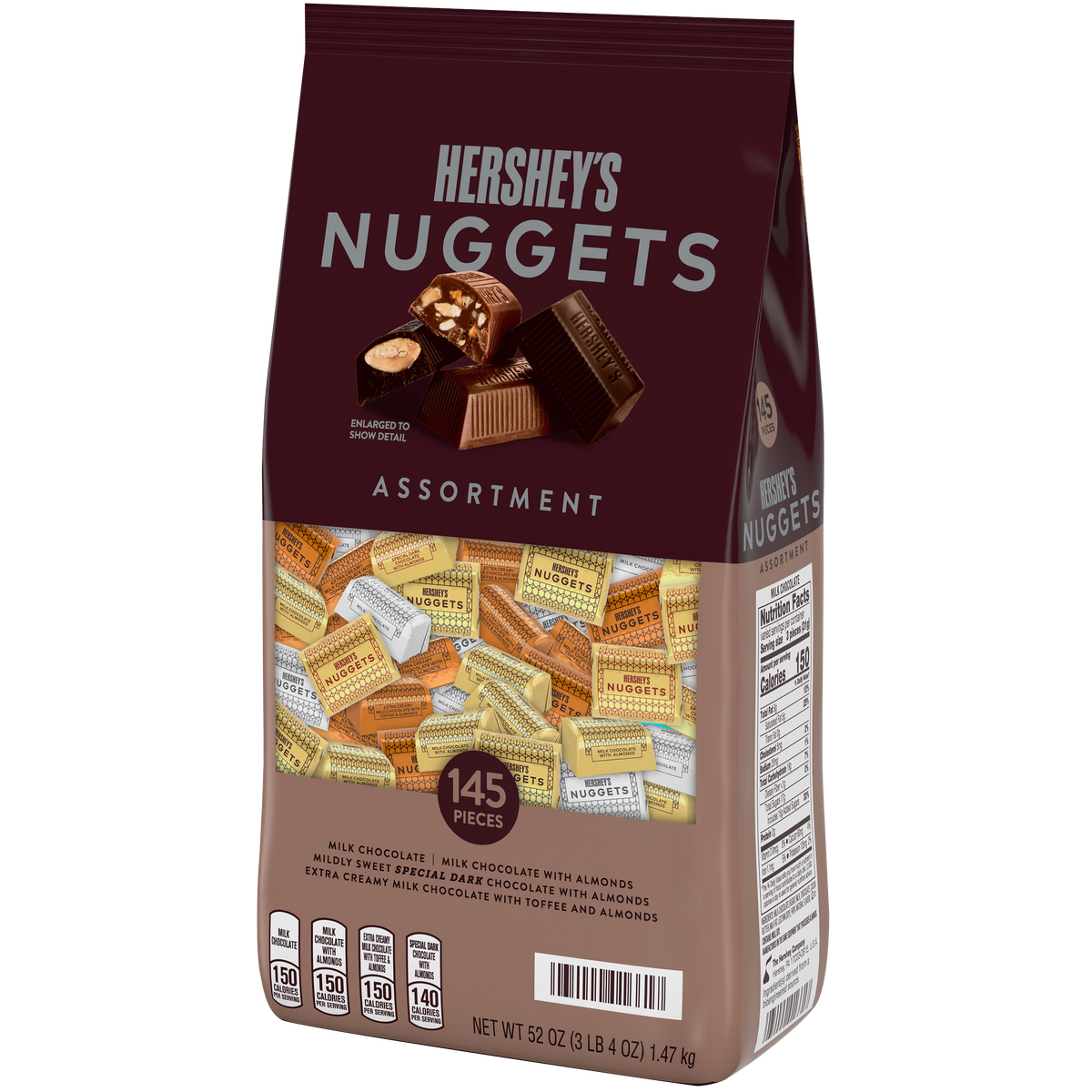 Hershey's Chocolate Nuggets, Variety Pack, 52 oz, 145 ct - Image 3