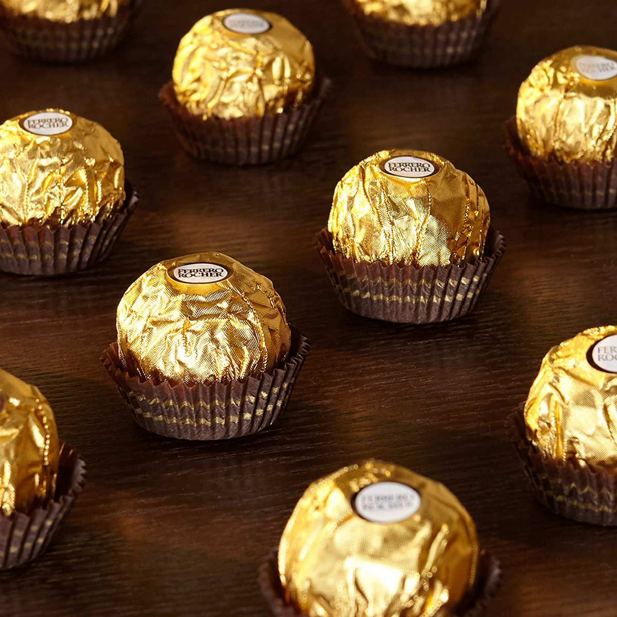 Ferrero Rocher Chocolates, Hazelnut, 1.3 oz, 12 ct - Image 3