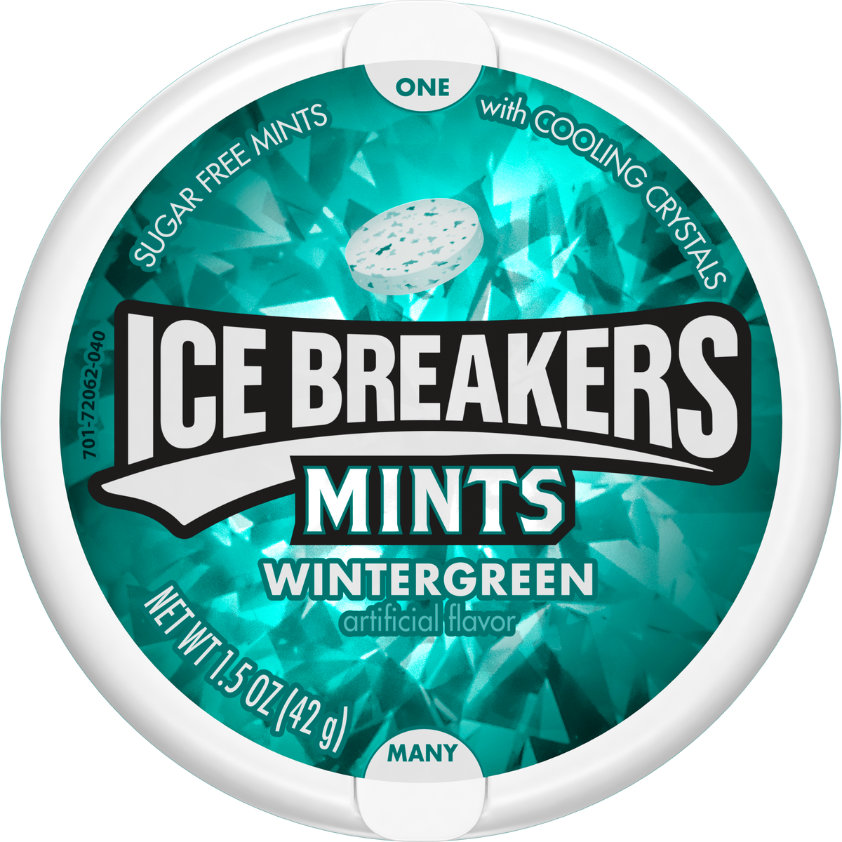 Ice Breakers Sugar Free Mints with Cooling Crystals, Wintergreen, 1.5 oz, 8 ct - Image 3