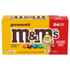 M&M'S Chocolate Candy, Peanut, Share Size, 3.27 oz, 24 ct