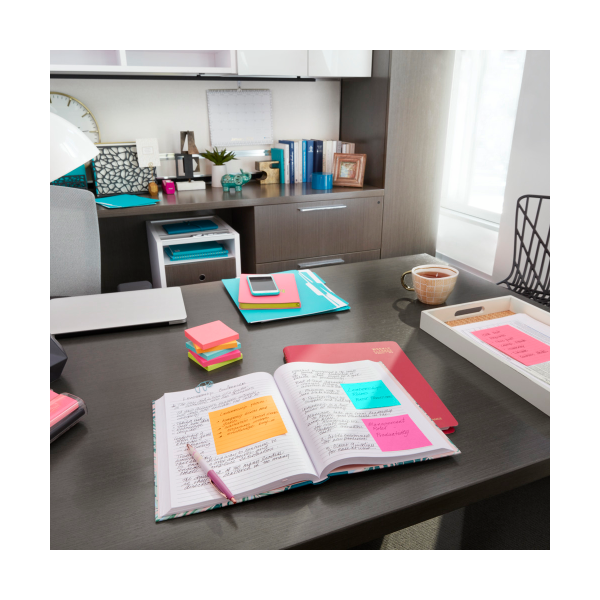 Post-it Notes, 4" x 6", Assorted Bright Colors, Lined, 100 Sheets, 5 Pads - Image 8