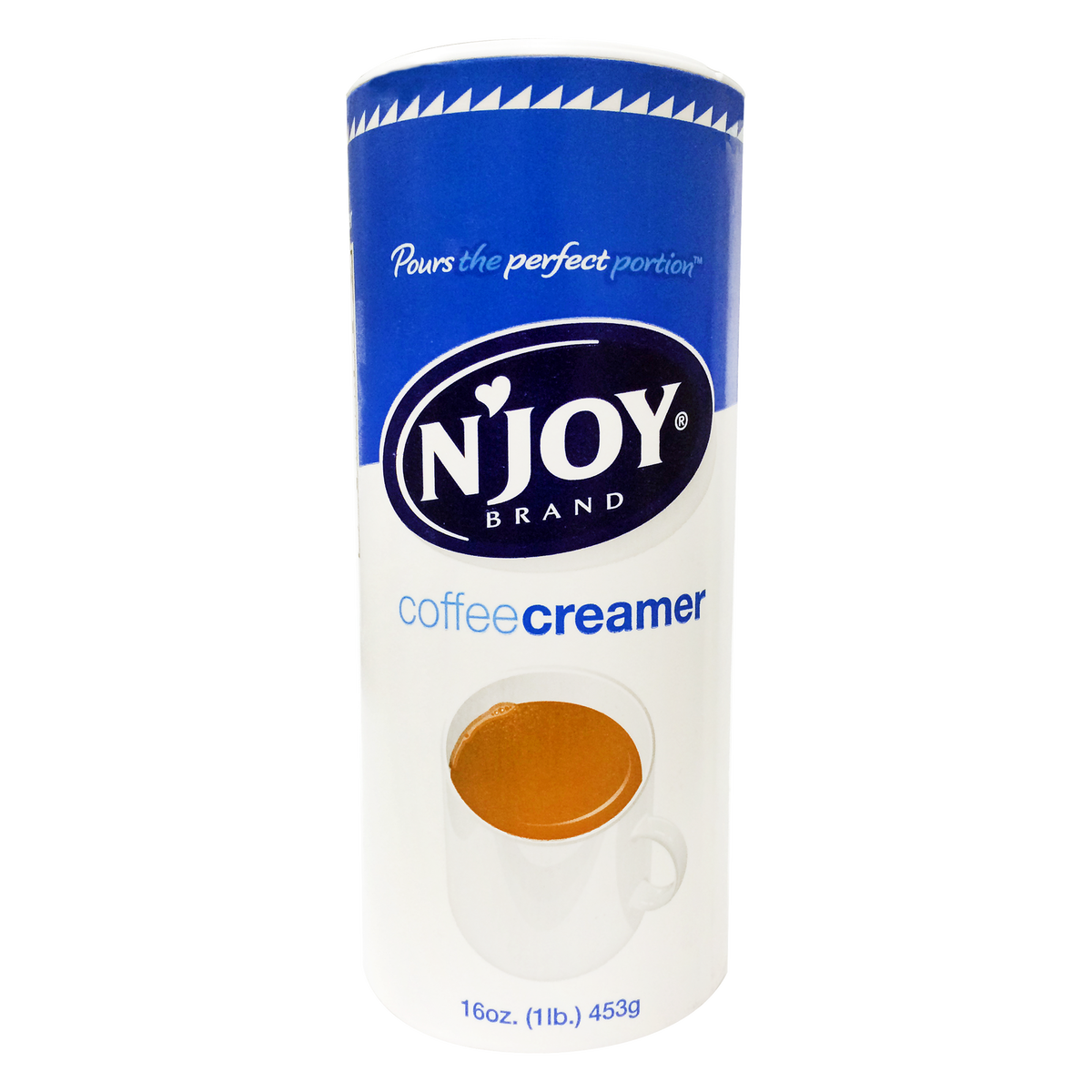 N'Joy Powdered Coffee Creamer, Non-Dairy, 16 oz, 8 ct