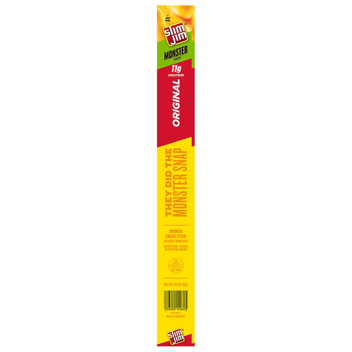 Slim Jim Snack Stick, Original, 1.94 oz, 18 ct - Image 2