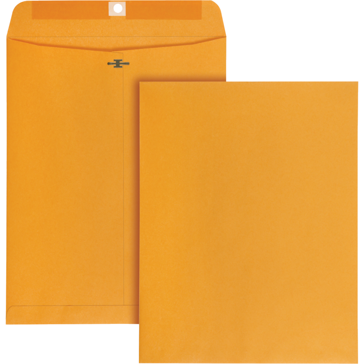 Quality Park Kraft Clasp Envelope, Metal Clasp, 10" x 13", 150 ct