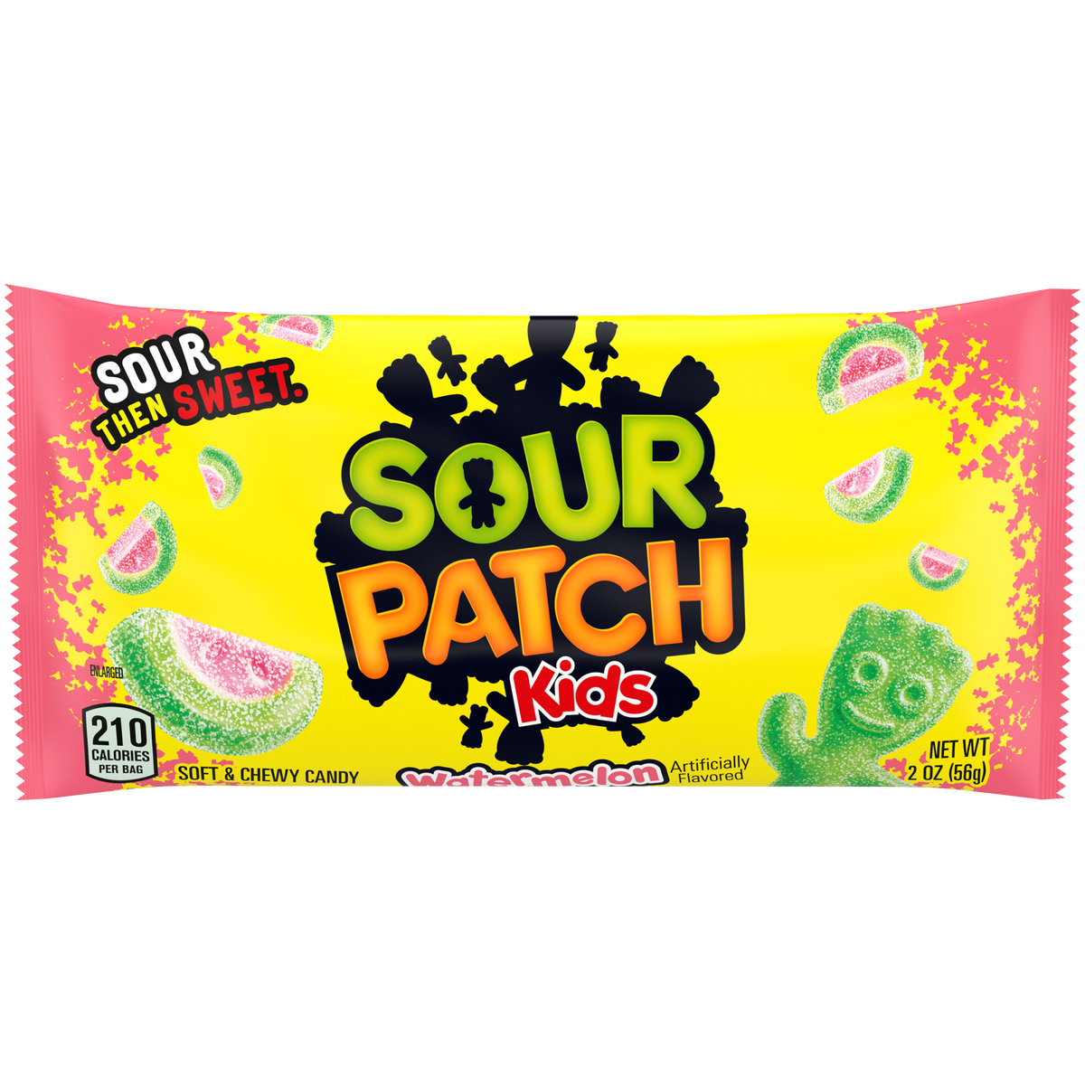 SOUR PATCH KIDS, Soft & Chewy Candy, Watermelon, 2 oz, 24 ct - Image 2