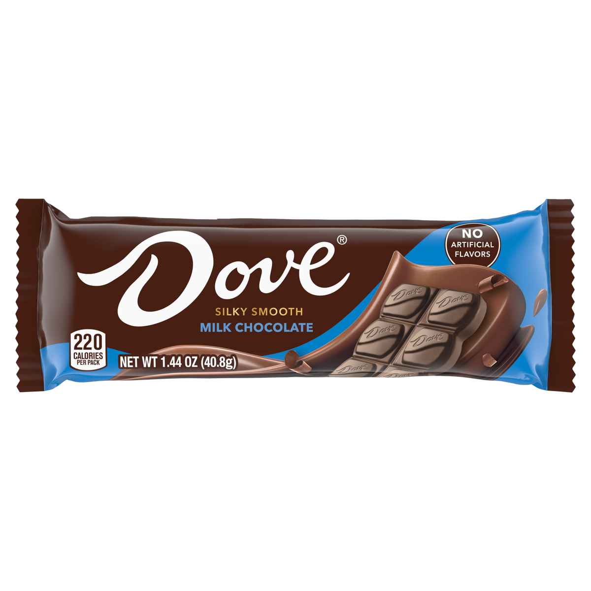 Dove Milk Chocolate Full Size Candy Bars, 1.44 oz, 18 ct - Image 2