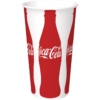 Graphic Packaging Coca-Cola Paper Cold Cups, 20 oz, 600 ct