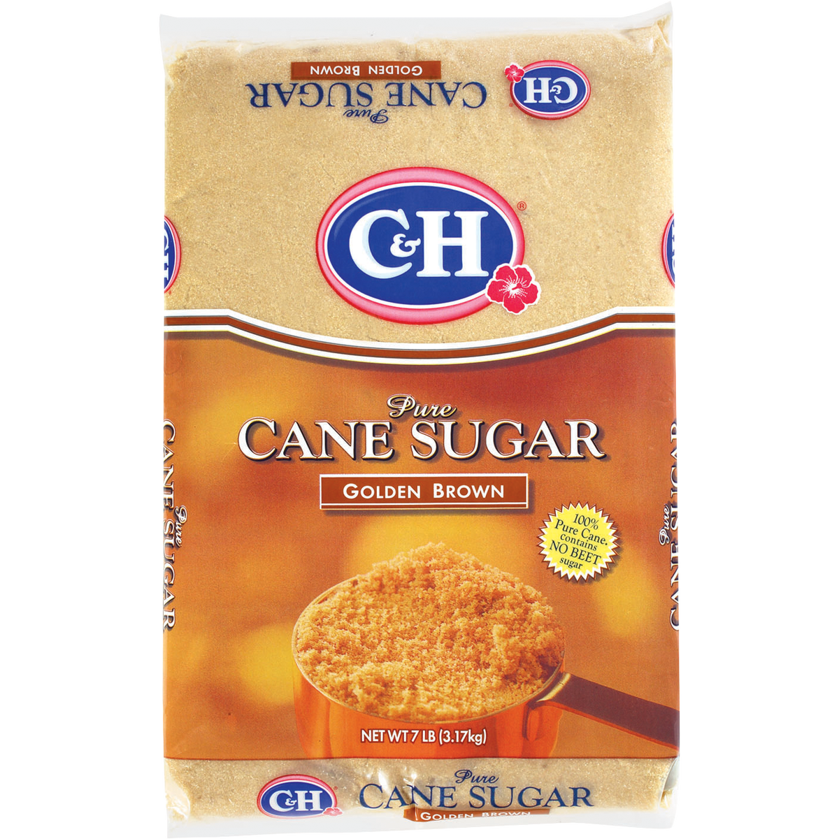 C&H Pure Cane Sugar, Golden Brown, 7 lbs