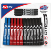 Avery Marks-A-Lot Permanent Marker, Chisel Tip, Assorted Colors, 27 ct