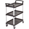 Cambro KD Service and Busing Cart, Black