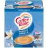 Coffee mate Liquid Coffee Creamer Singles, Non-Dairy, French Vanilla, 0.38 fl oz, 180 ct