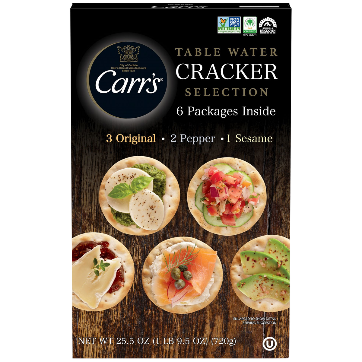 Carr's Table Water Crackers, Variety Pack, 25.5 oz - Image 2