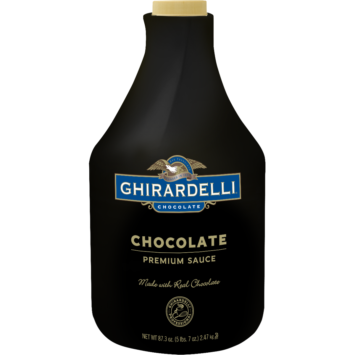 Ghirardelli Premium Sauce, Chocolate, 87.3 oz
