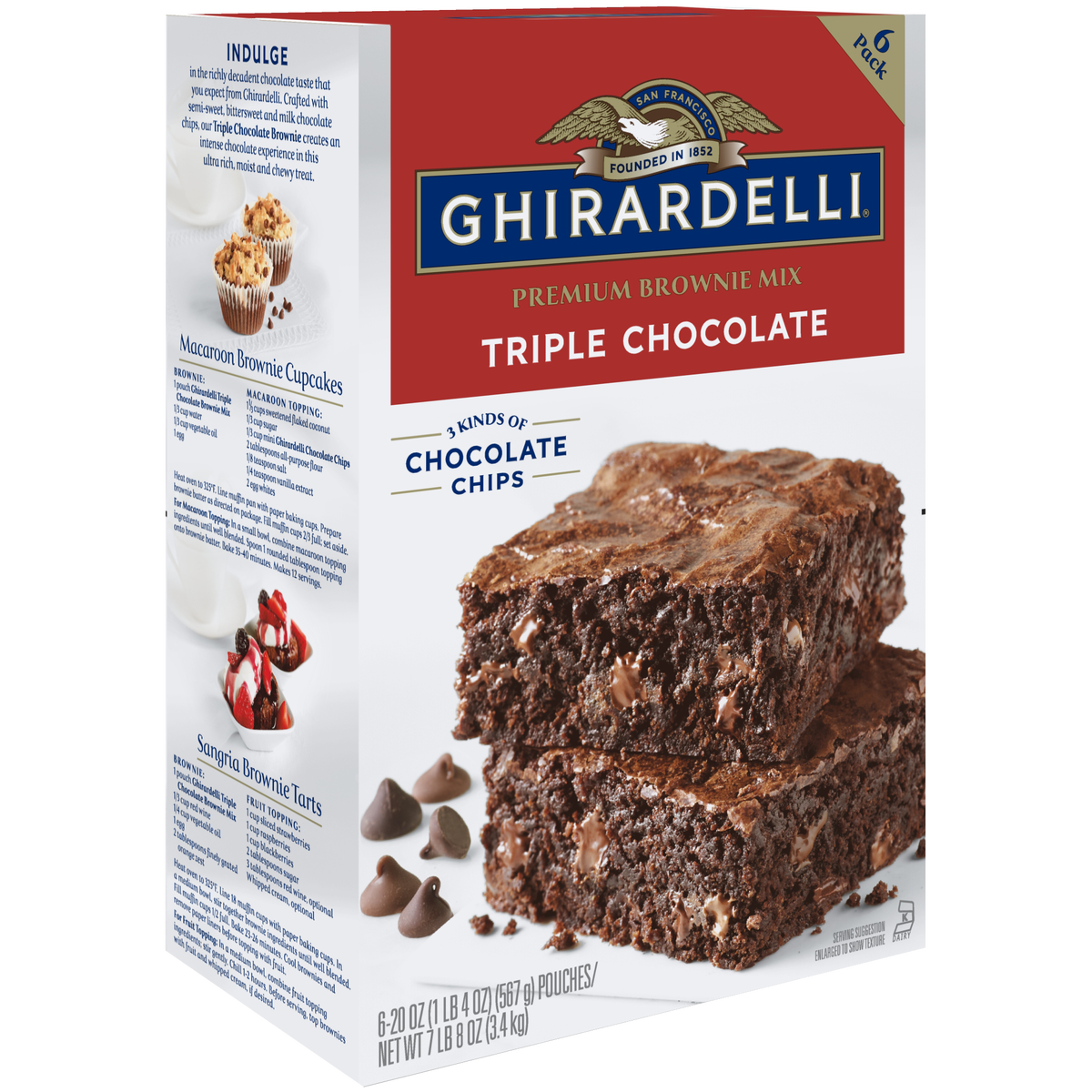 Ghirardelli Triple Chocolate Premium Brownie Mix, 7.5 lbs - Image 4