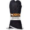 Nouvelle Legende Flame Retardant Oven Mitt, Black, 2 ct