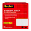 Scotch Bubble Cushion Wrap in Dispenser Box, 3/16" Thick, 12" x 240'