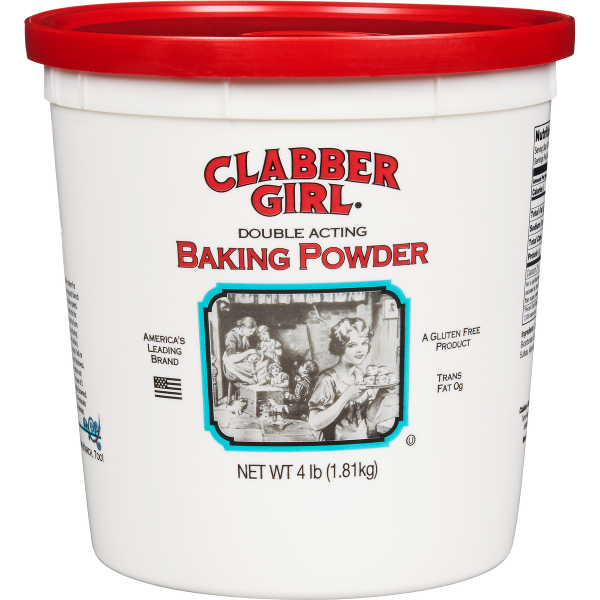 Clabber Girl Baking Powder, 4 lbs