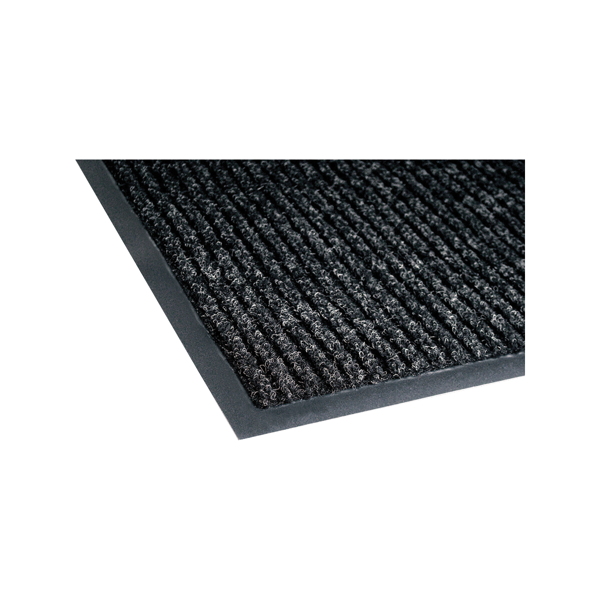 Apache Mills Apache Rib Indoor Entrance Mat Runner, 10' x 3', Pepper