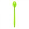 Lime Green Plastic Long Handle Soda Spoon - 1 case (1000 piece)