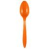 Orange Medium Weight Plastic Spoon - 1 case (1000 piece)