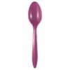 Purple Medium Weight Plastic Spoon - 1 case (1000 piece)