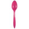 Pink Medium Weight Plastic Spoon - 1 case (1000 piece)