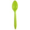 Lime Green Medium Weight Plastic Spoon - 1 case (1000 piece)