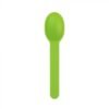 Lime Green Premium Plastic Wide Handle Spoon - 1 case (1000 piece)