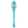 Blue Transparent Plastic Wave Spoon - 1 case (1000 piece)