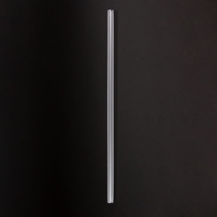 9" Giant (8mm) Clear Film-Wrapped Plastic Straw - 2000/Case