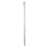 9" Giant (8mm) Clear Striped Film-Wrapped Plastic Spoon Straw - 1 case (2000 piece)