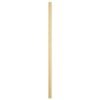 9" Giant (8mm) Kraft Unwrapped Paper Straw - 1 case (1500 piece)