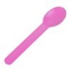 Pink Eco-Friendly WideHandle Spoon - 1 case (1000 piece)