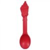 Red Eco-Friendly Swirl Spoon - 1 case (1000 piece)
