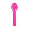 Pink Plastic Taster Spoon - 1 case (3000 piece)