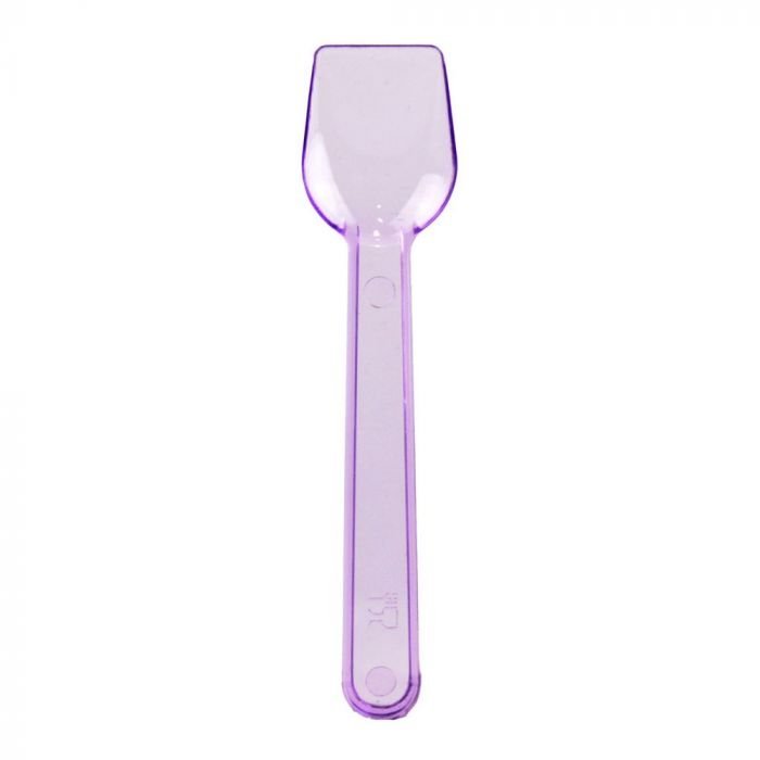 Purple Neon Plastic Gelato Spoon - 1 case (3000 piece)