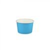 4 oz Solid Blue Cold/Hot Paper Food Container - 1 case (1000 piece)