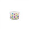 4 oz Polka Dot Rainbow Cold/Hot Paper Food Container - 1 case (1000 piece)