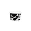4 oz Dairy Print Cold/Hot Paper Food Container - 1 case (1000 piece)