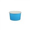 5 oz Solid Blue Cold/Hot Paper Food Container - 1 case (1000 piece)