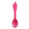Pink PP Plastic Swirl Spoon - 1 case (1000 piece)